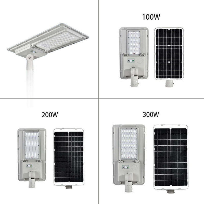 Außenwasserdichtes Solarlicht 100W 200W 300W Integriertes All-in-One Led-Straßenlicht