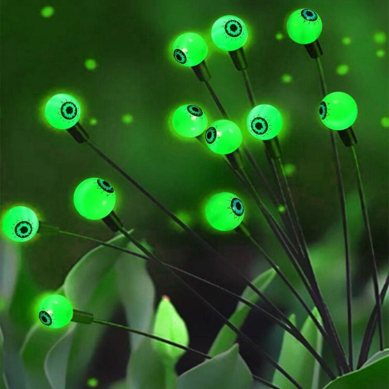 Outdoor Garten Glow LED Solar Eyeball Licht für Halloween Weihnachts Dekorationsstring