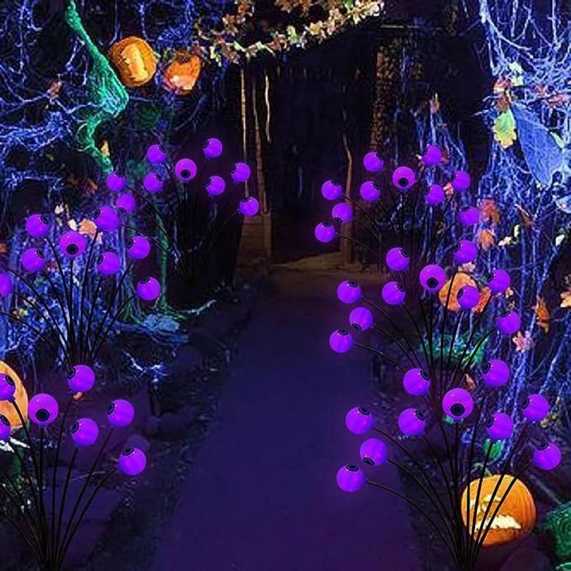 Outdoor Garten Glow LED Solar Eyeball Licht für Halloween Weihnachts Dekorationsstring