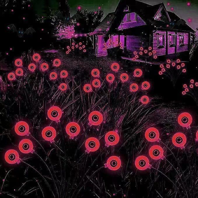 Outdoor Garten Glow LED Solar Eyeball Licht für Halloween Weihnachts Dekorationsstring
