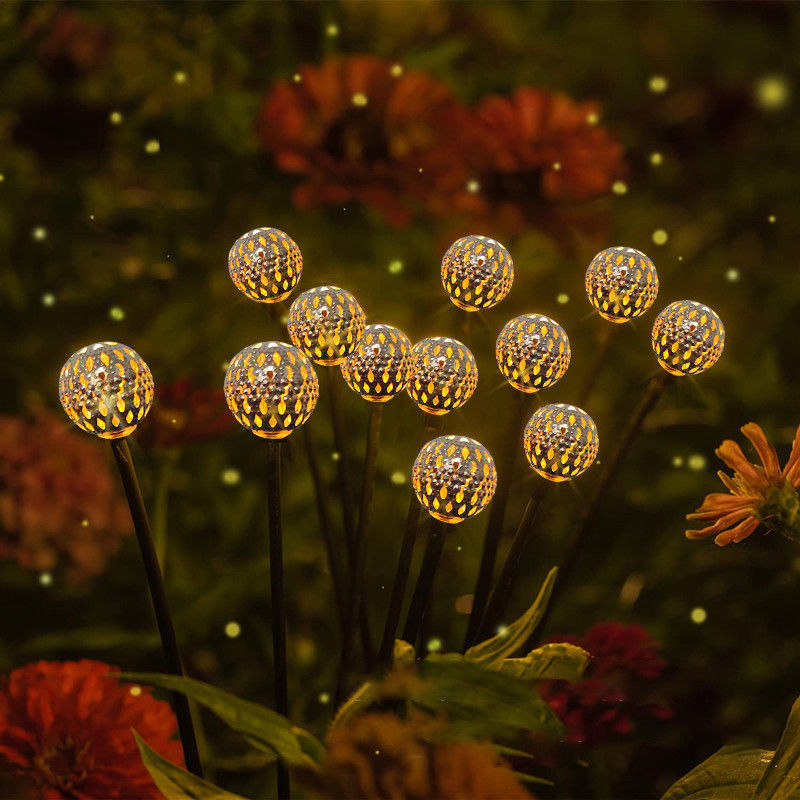 Außenwasserdichtes Sonnenlicht Sonnenfeuerfliegenlampe für Garten-Rasen-Außendekor