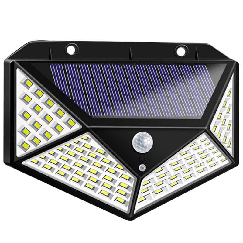Solarwandleuchte Sensor Led-Flutlicht mit 65lm/w Leuchtwirksamkeit