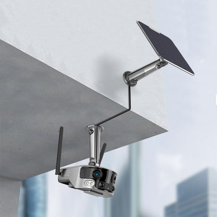 Acht Millionen Horizontale Artikulation Außen Solarkamera WLAN Doppelobjektiv CCTV-Kamera