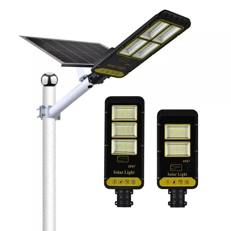 100W 200W 300W Solarstraßenlicht All in One LED für Außenbeleuchtung Wasserdicht IP67