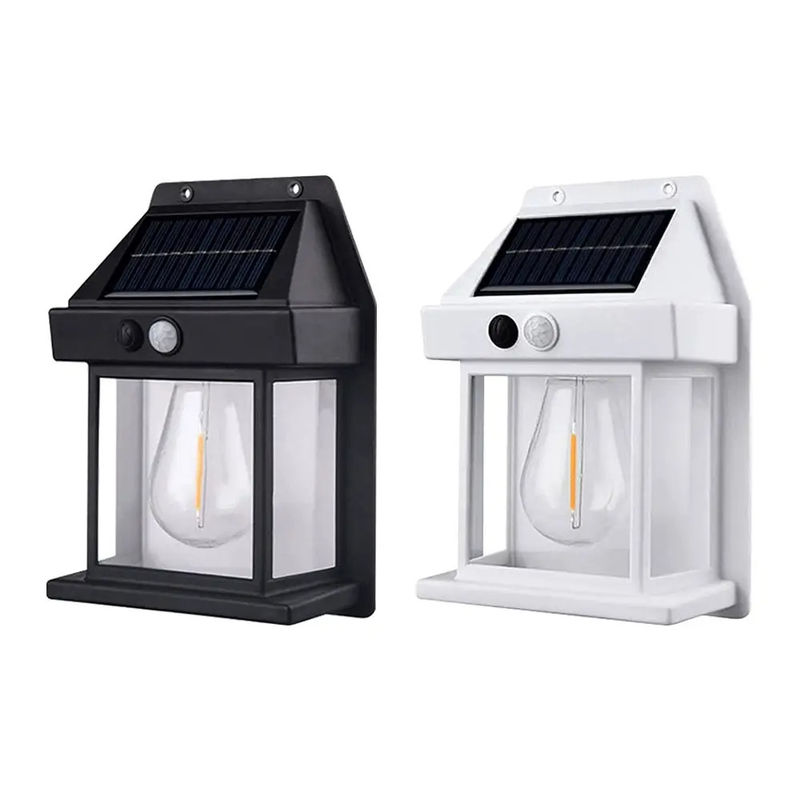 Sonnenkollektor Licht Außen Solar Led Lampe Mit Bewegungssensor Wandleuchten IP65 wasserdicht