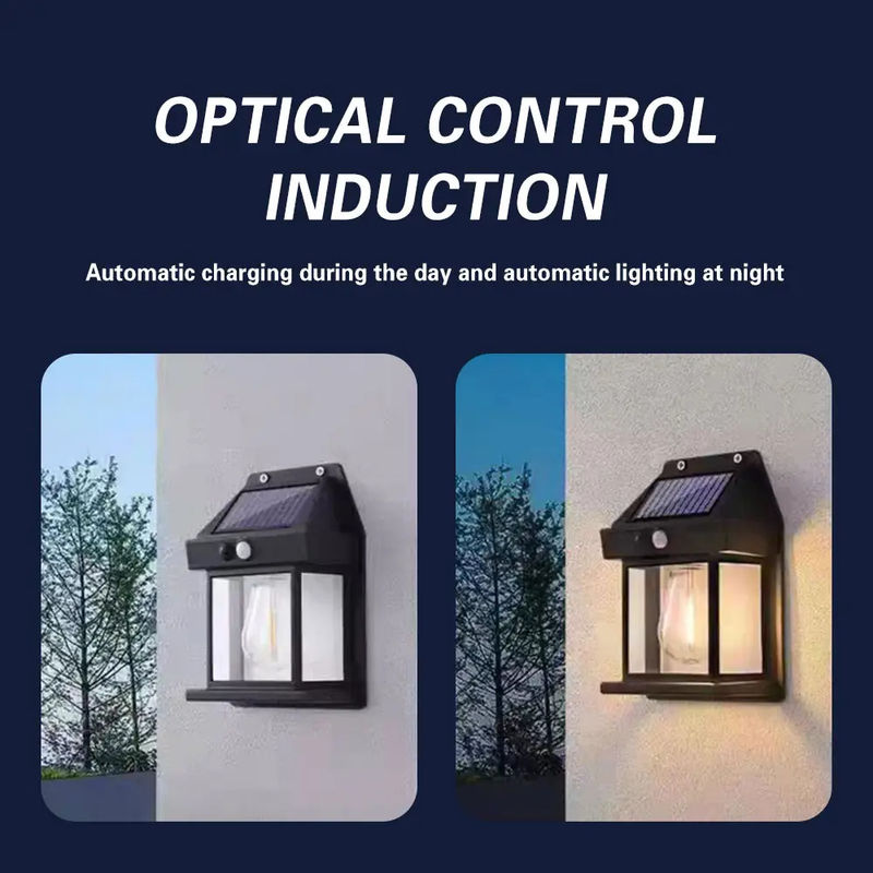 Sonnenkollektor Licht Außen Solar Led Lampe Mit Bewegungssensor Wandleuchten IP65 wasserdicht