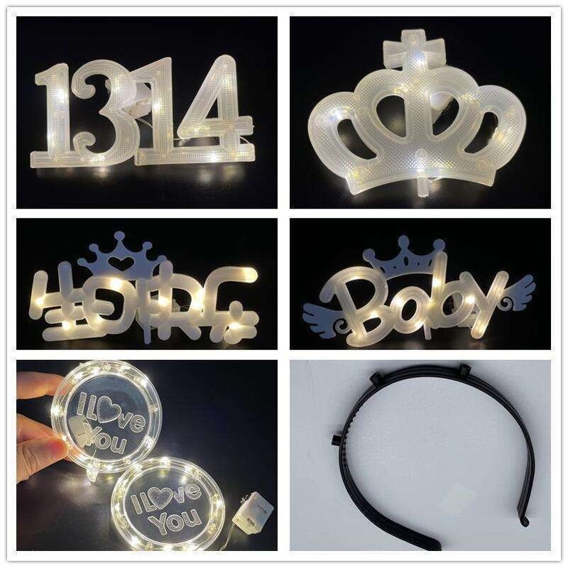 8 Modus LED Kuchenlicht für Feiertage Glückwunsch zum Geburtstag Hochzeit Garten Weihnachtsdekoration