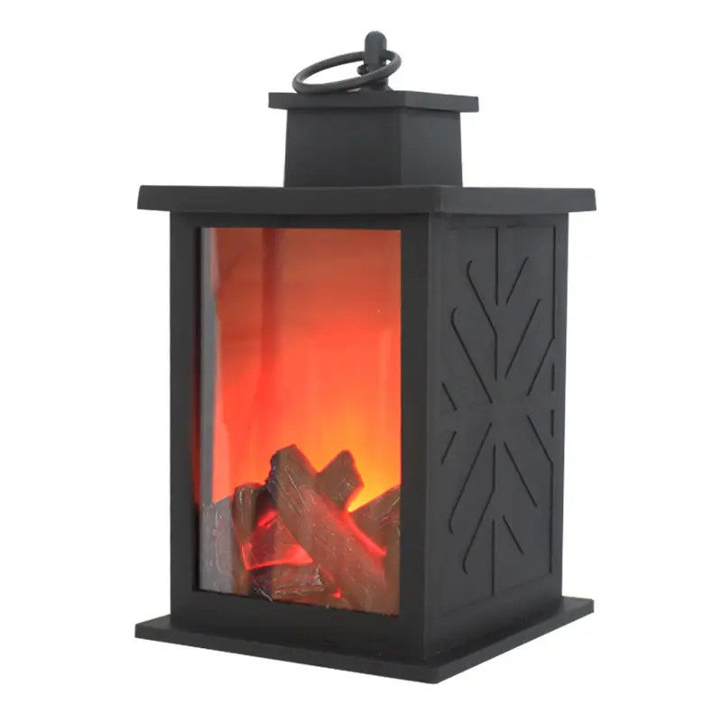 Simulation Flammenlampe für Zimmerdekor Weihnachts LED-Hängeleuchten 3 * AA Batterie 0,4kg