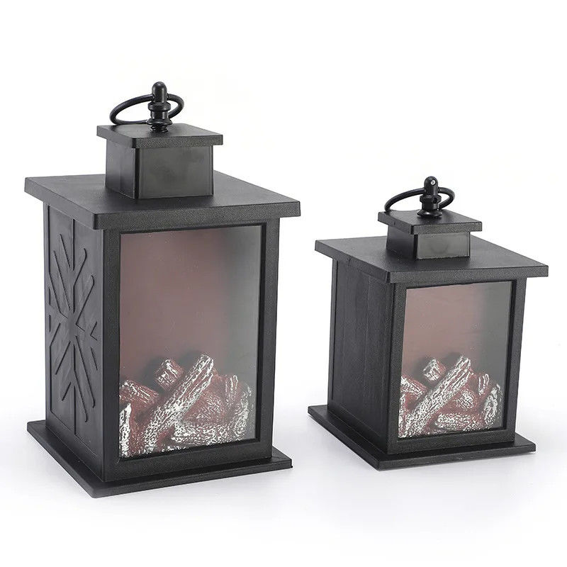 Simulation Flammenlampe für Zimmerdekor Weihnachts LED-Hängeleuchten 3 * AA Batterie 0,4kg