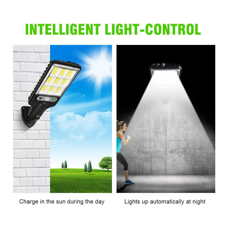 Solar-Garten-Licht Hochleucht-Sensor Sicherheit Wall Street-Lampe für Außenbeleuchtung