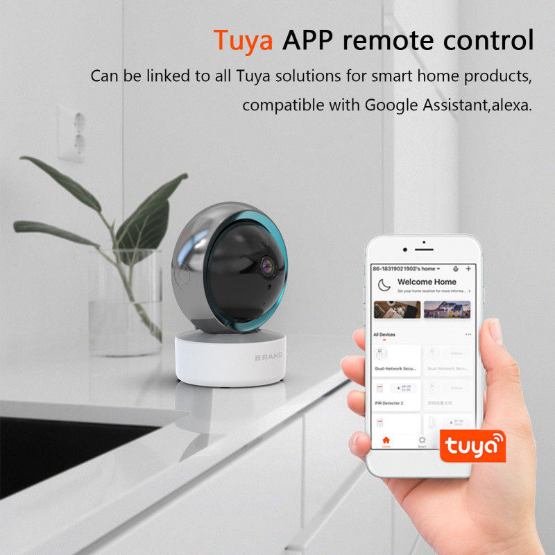 4x elektronische Zoom-Kamera Tuya Smart PTZ CCTV WiFi Überwachungskamera für die Überwachung im Innenraum