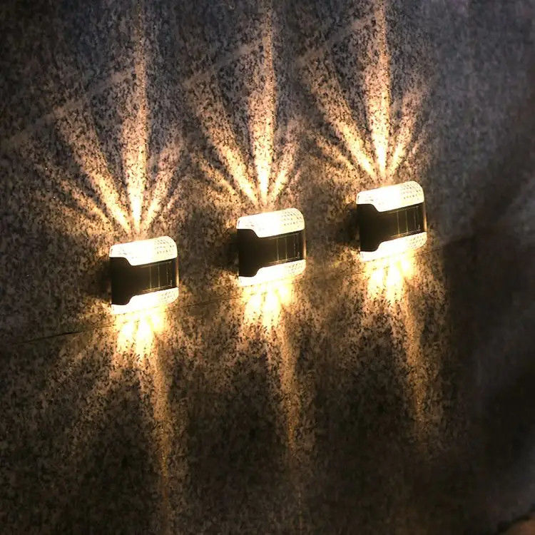 80 Lichter Solarlampen Wandlampe Led Solarlampen für die Außengartendekoration