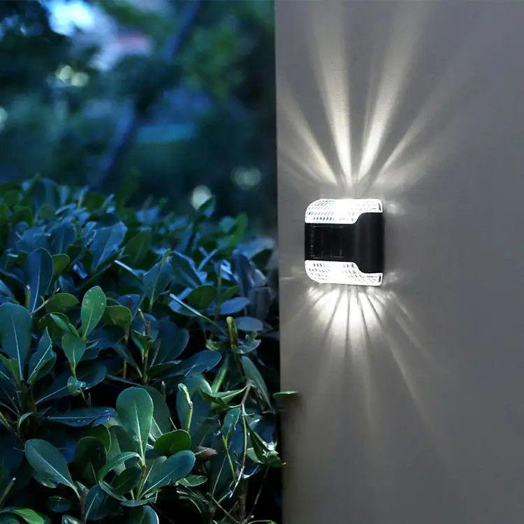80 Lichter Solarlampen Wandlampe Led Solarlampen für die Außengartendekoration