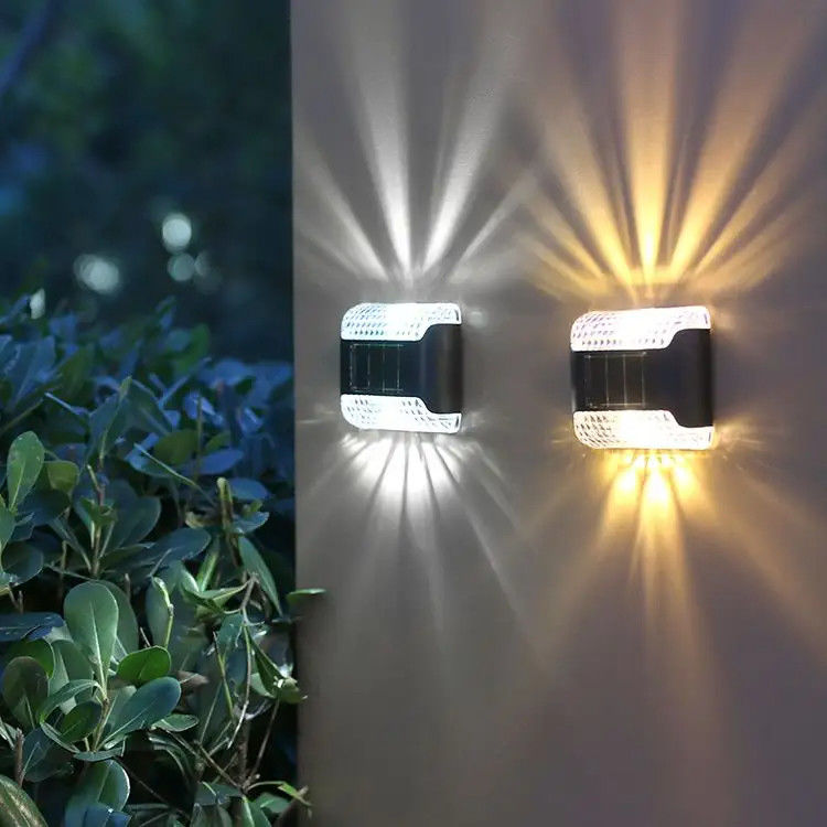 80 Lichter Solarlampen Wandlampe Led Solarlampen für die Außengartendekoration