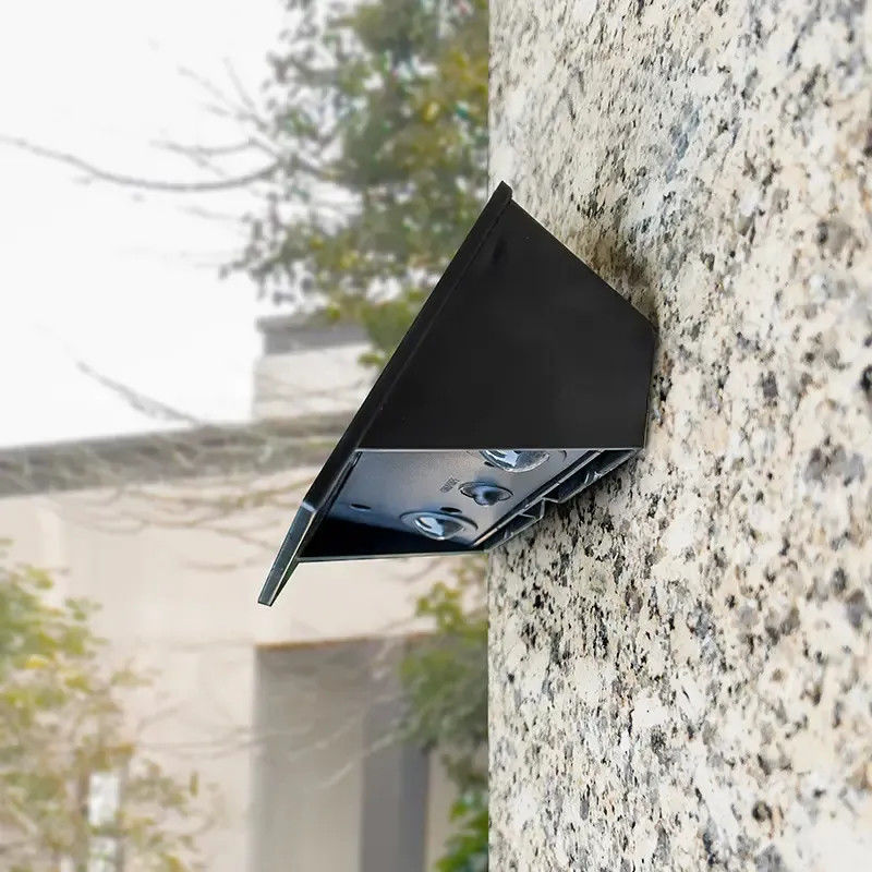 IP54 Wasserdichtes Dekorativ-Außen-LED-Solarwandlicht für Balkon, Treppe und Terrasse