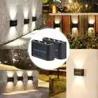 Wasserdicht 4Led 6Led Up And Down Solarwandlicht für Gartenhof