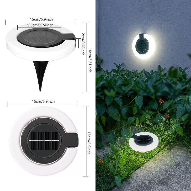 Außen Solar LED Decklampen Garten Dekor Scheinwerfer Solar-Wandlampe für den Garten