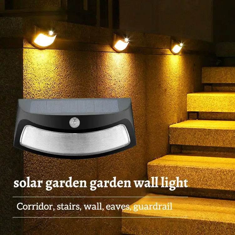 Moderne Außenleuchten 2V Solarwandlicht für Veranda Außenbeleuchtung