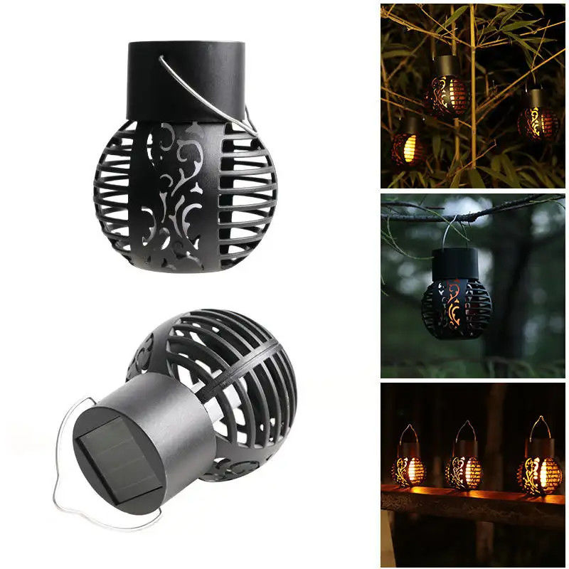 Hängende Garten-Dekorationssolarlampen mit Metall-Wasserdichte LED-Tischlampe