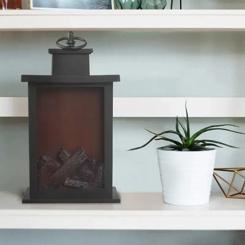 Unterstützung Dimmer KEINE Holzkohle Feuer Flammenlicht ABS Kamin Lampe Nachtlicht Dekorationslicht
