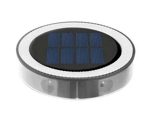 Außen Solar Treppen Stufen Deckbeleuchtung mit 90lm/w Effizienz LED Rundgrundleuchten