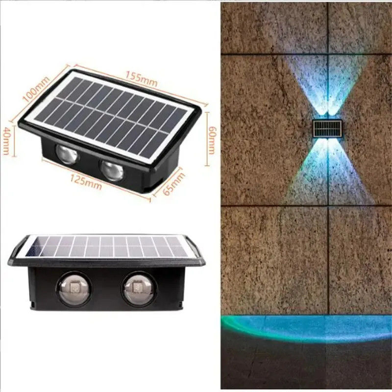 Sonnenlampen Wasserdichte Wandlampe für die Außenbeleuchtung