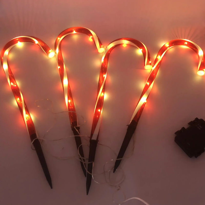 Langlebige Zuckerrohr-Bodenleuchte für Weihnachtsdekoration 10000 Stunden Lebensdauer