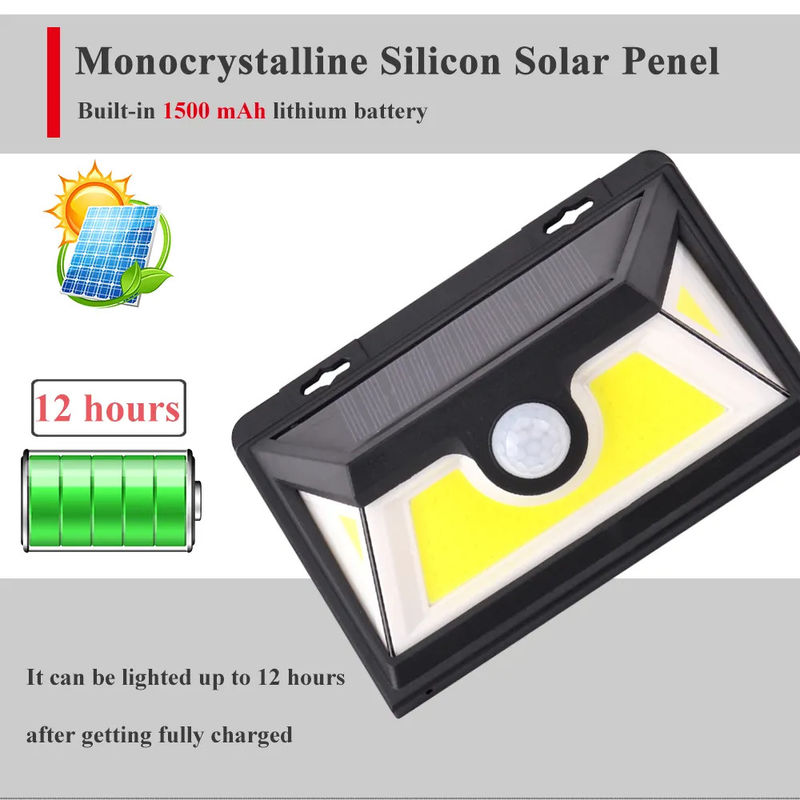 IP65 wasserdichtes LED-Solarwandlicht mit Bewegungssensor