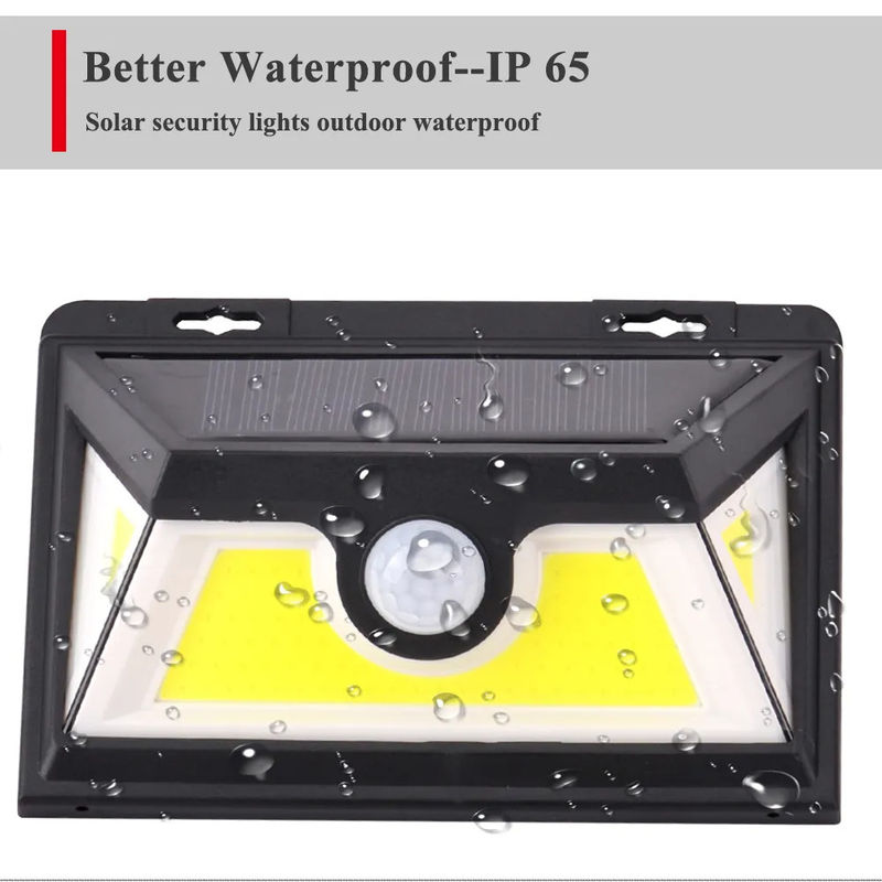 IP65 wasserdichtes LED-Solarwandlicht mit Bewegungssensor