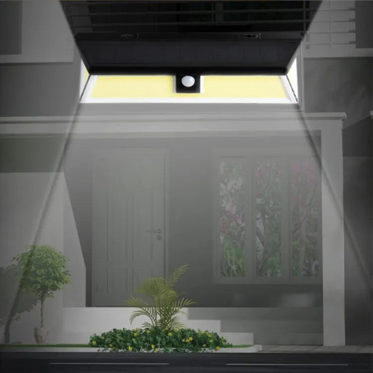 180 Led Cob Solarleuchten Außen drahtloser Bewegungssensor Wandsicherheitslicht