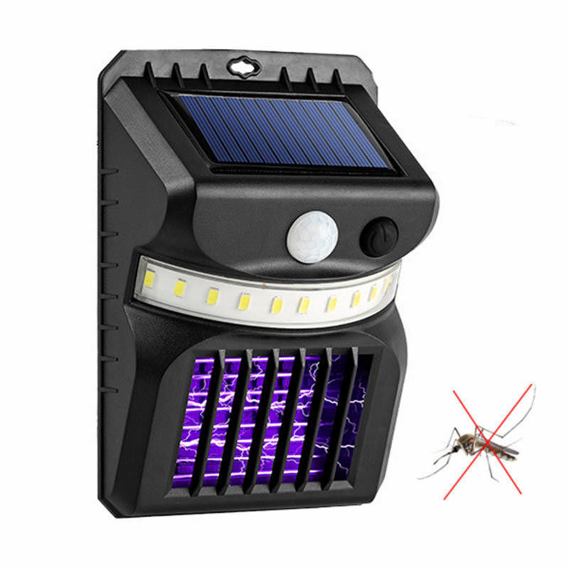 LED Solar Garten Wandlicht 1000lm IP65 Wasserdicht PIR Bewegungssensor Sicherheitslicht