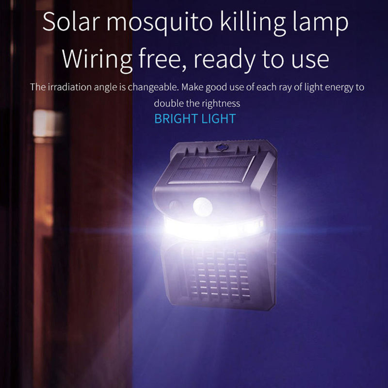 LED Solar Garten Wandlicht 1000lm IP65 Wasserdicht PIR Bewegungssensor Sicherheitslicht