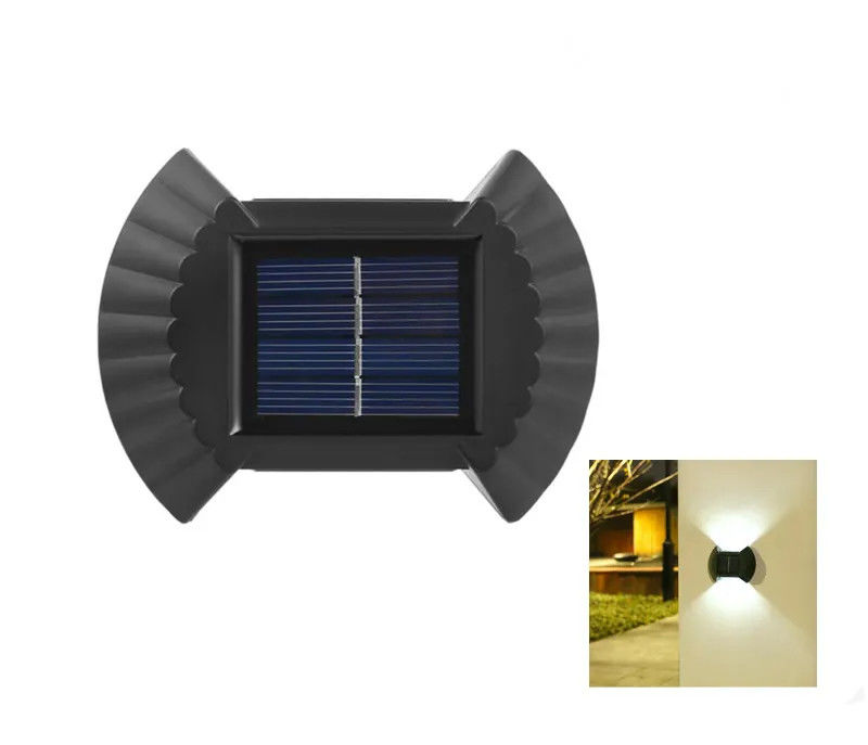 80 Ra Farbwiedergabeindex Solarwandlicht für Balkon Garten Dekor Wasserdicht