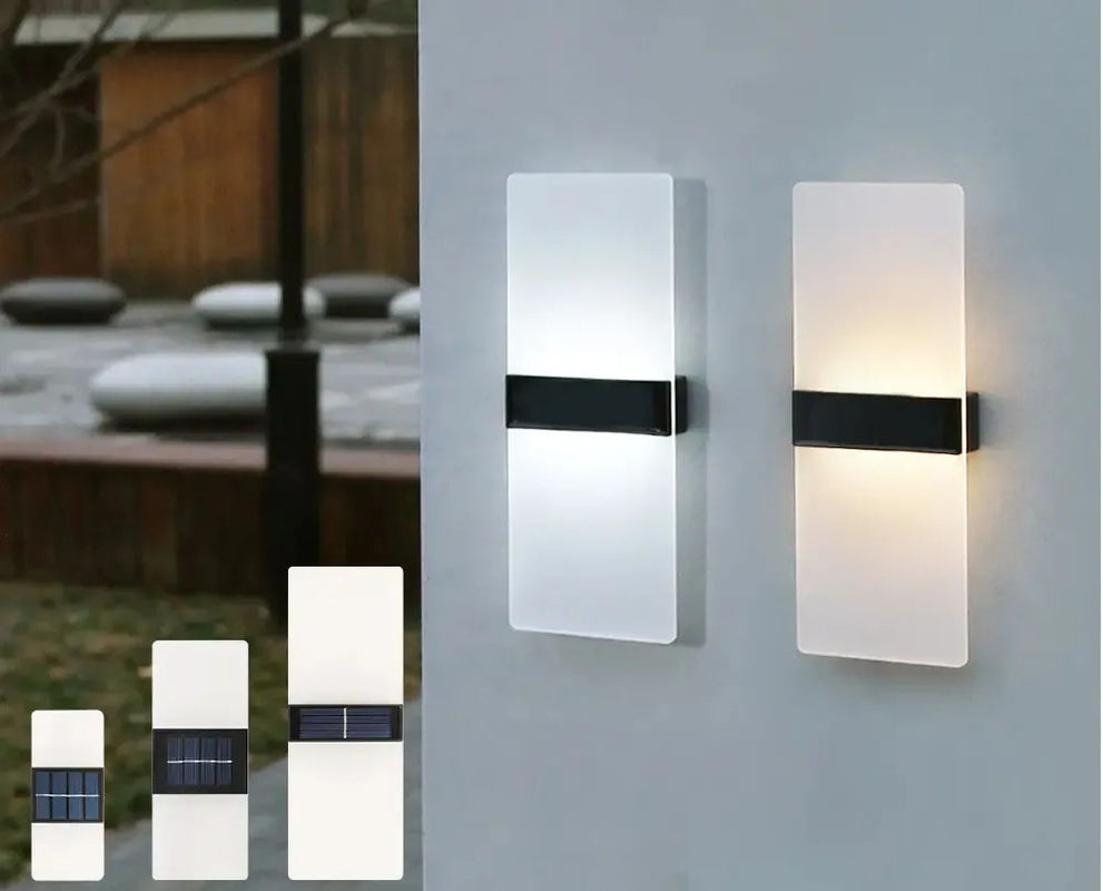 Sonneninduktion Rasenfläche Mond helle Quadrat weiße Platten Sonnenwand Licht für Außenwände