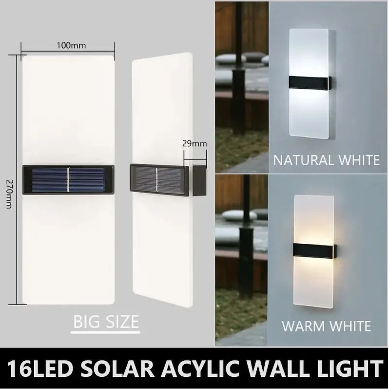 Sonneninduktion Rasenfläche Mond helle Quadrat weiße Platten Sonnenwand Licht für Außenwände