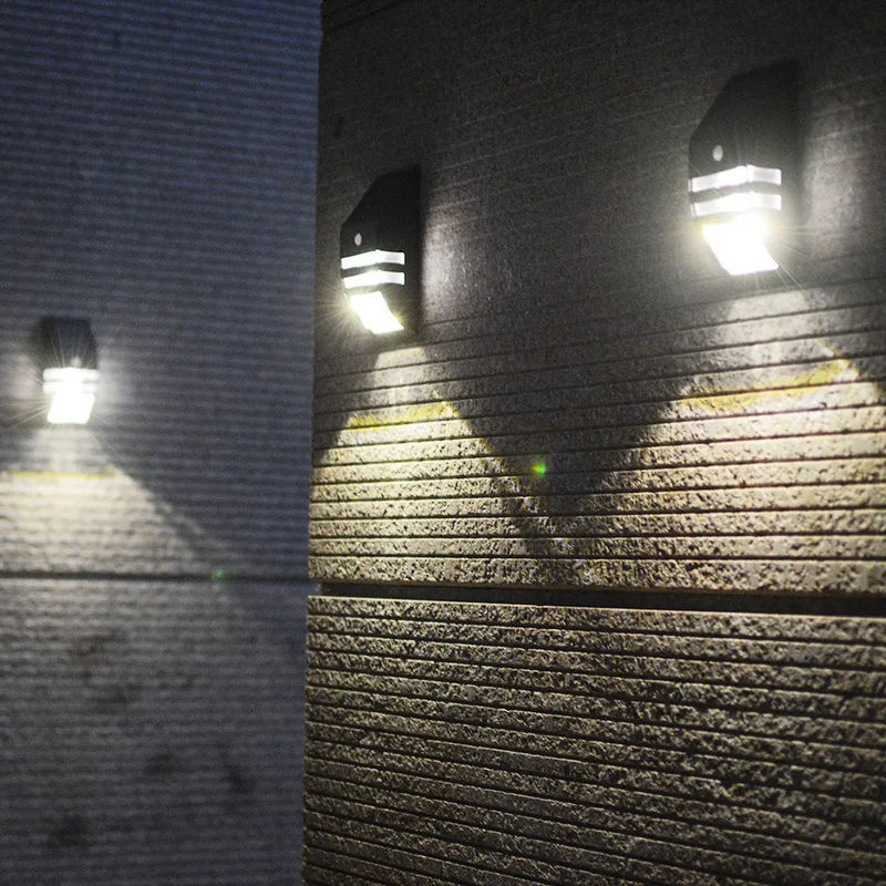 LED-Solar-Bewegungssensor Wandlicht für Familie 4v 0.33w Wandmontage 6000K Farbtemperatur