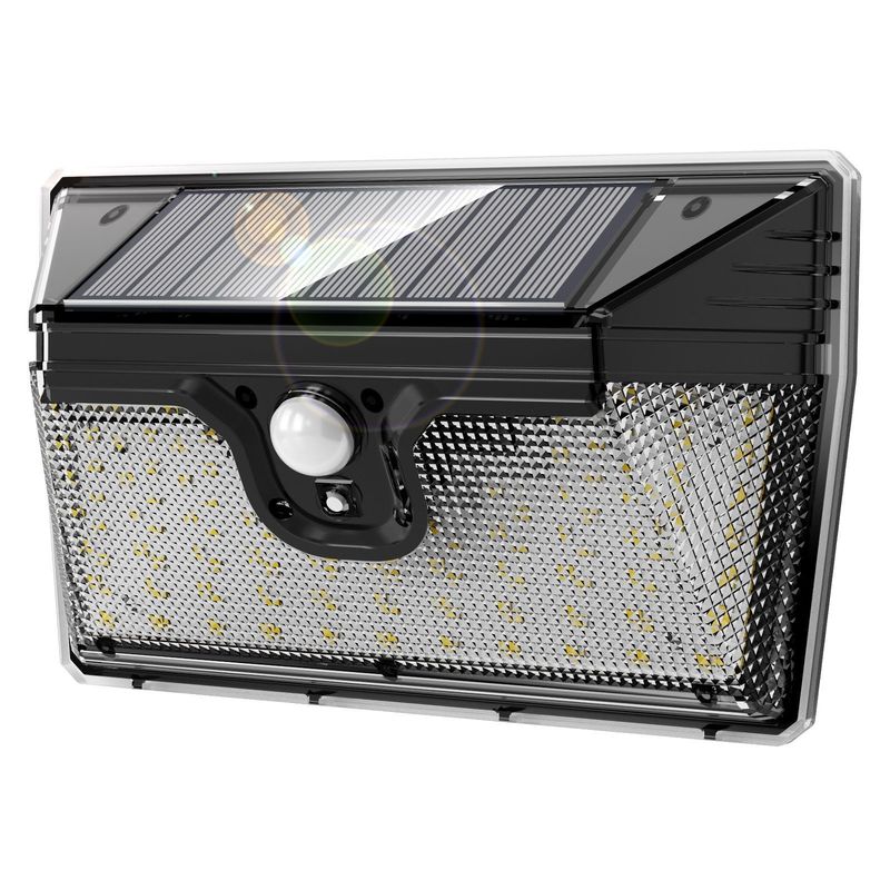 218LED-Soft Cold White Solar Motion Sensing Wandlicht für den Außengarten Energieeinsparung