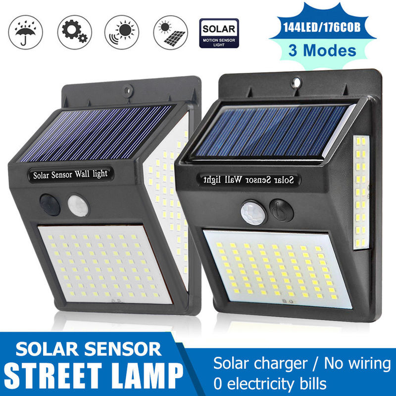 Solarbetriebene 48 Cob Led Bewegungssensor Sicherheitswandlicht direkt von der
