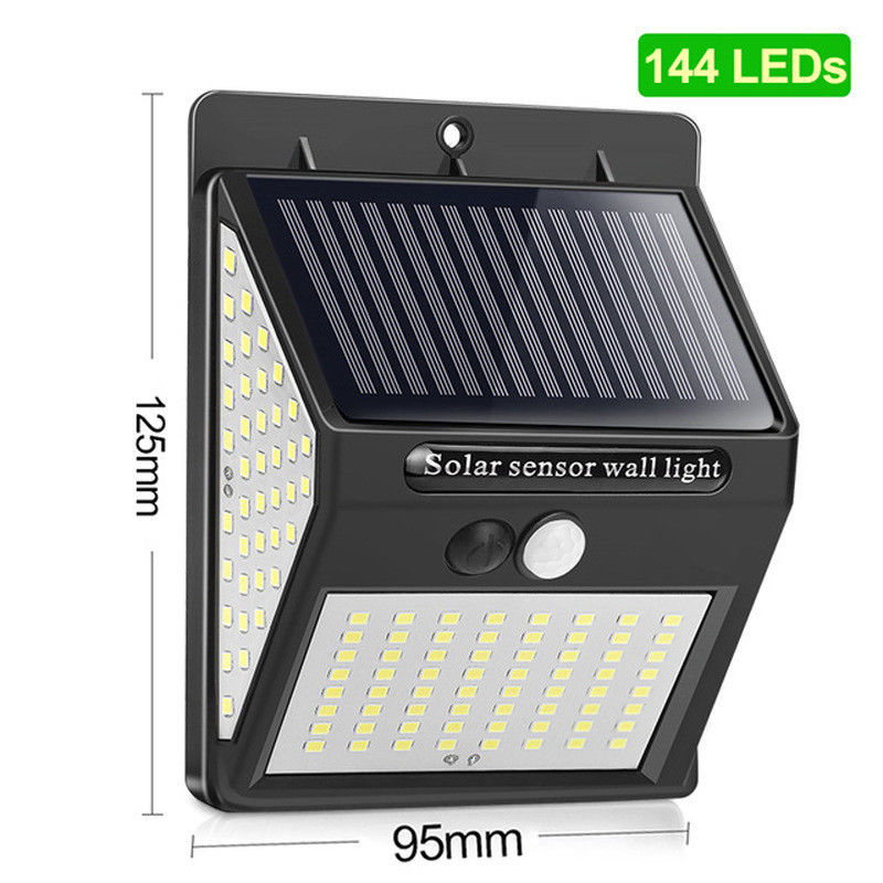 Solarbetriebene 48 Cob Led Bewegungssensor Sicherheitswandlicht direkt von der