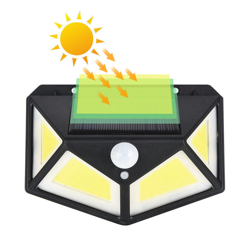 Solarbetriebene 48 Cob Led Bewegungssensor Sicherheitswandlicht direkt von der