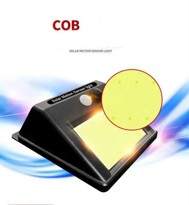 Solarbetriebene 48 Cob Led Bewegungssensor Sicherheitswandlicht direkt von der