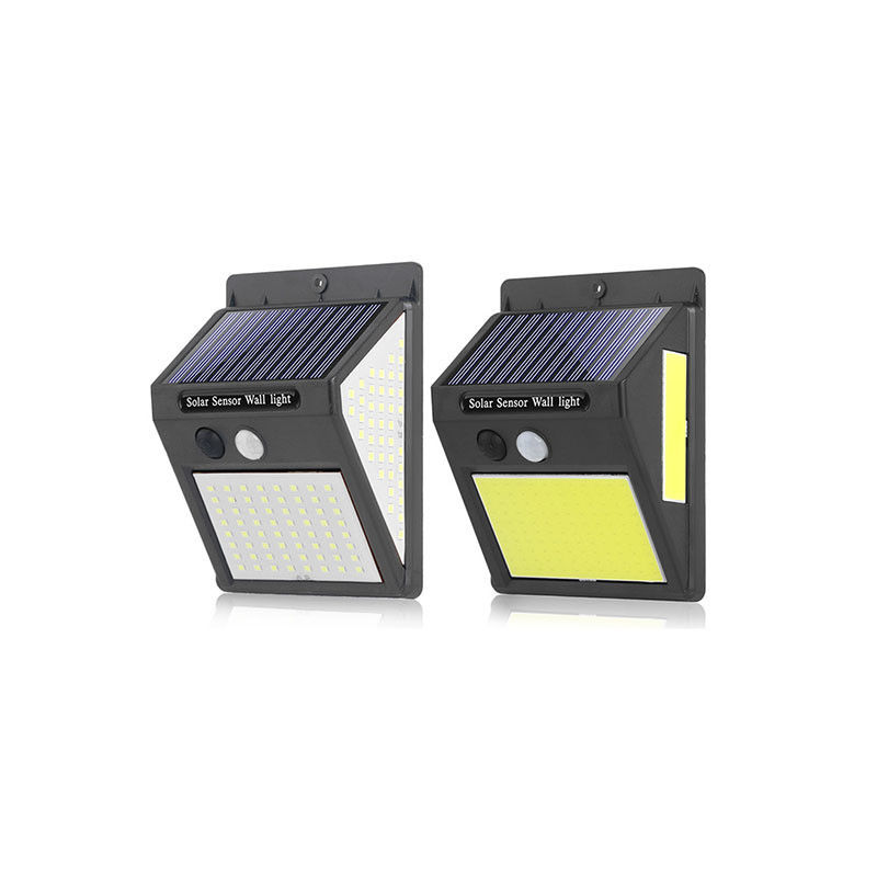 Wasserdichte 20 LED Solarwandleuchte mit Bewegungssensor und 5000K Farbtemperatur