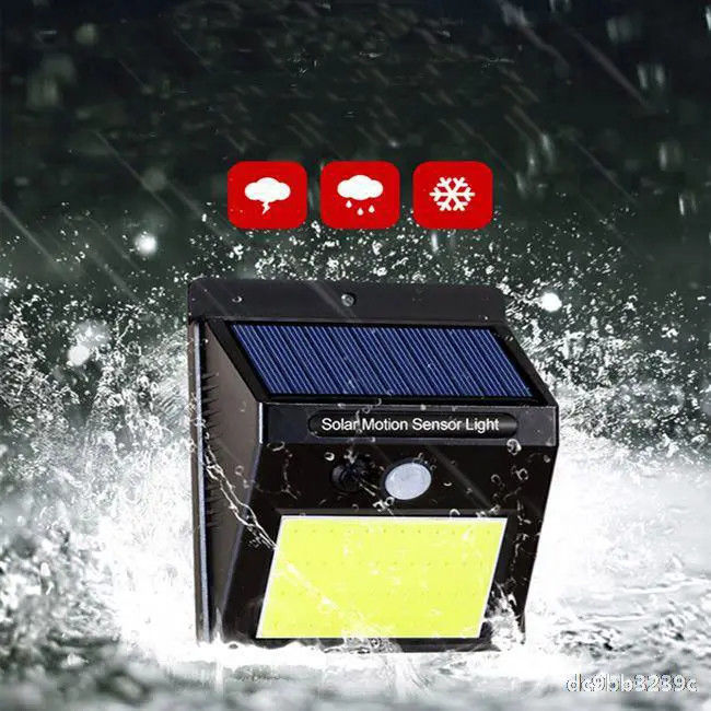 Wasserdichte 20 LED Solarwandleuchte mit Bewegungssensor und 5000K Farbtemperatur