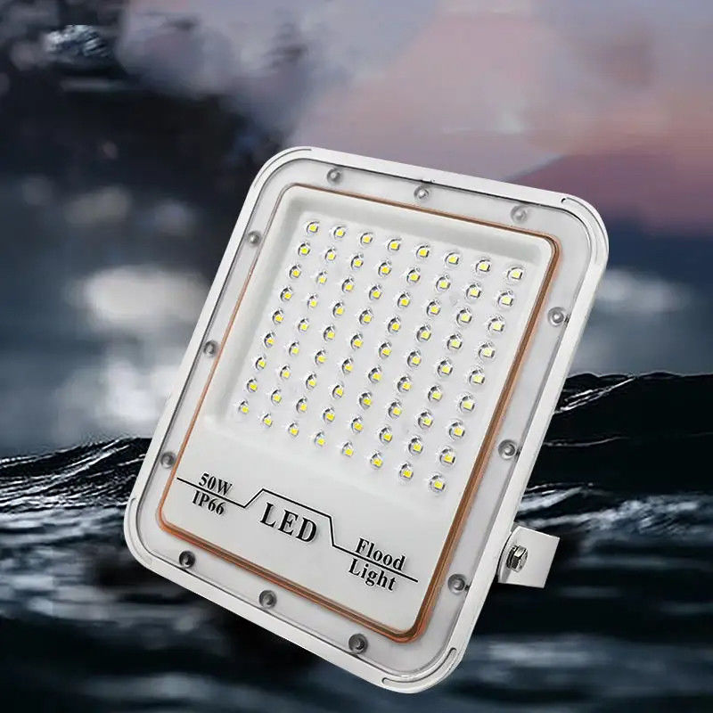 Außenwasserdichte Graue Flutlampe 30w 50w 100w 200w Led Flutlicht für Stadion